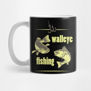 Walleye Fishing TShirt | Pike Perch Gift for Fisherman Mug